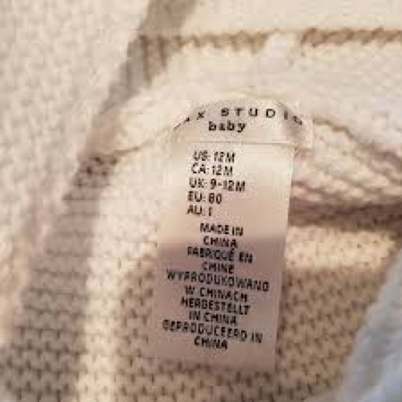 Max Studio Knit Sweater with Bunny Rabbit Ears Hoodie Long Sleeve Easter - Picture 3 of 9